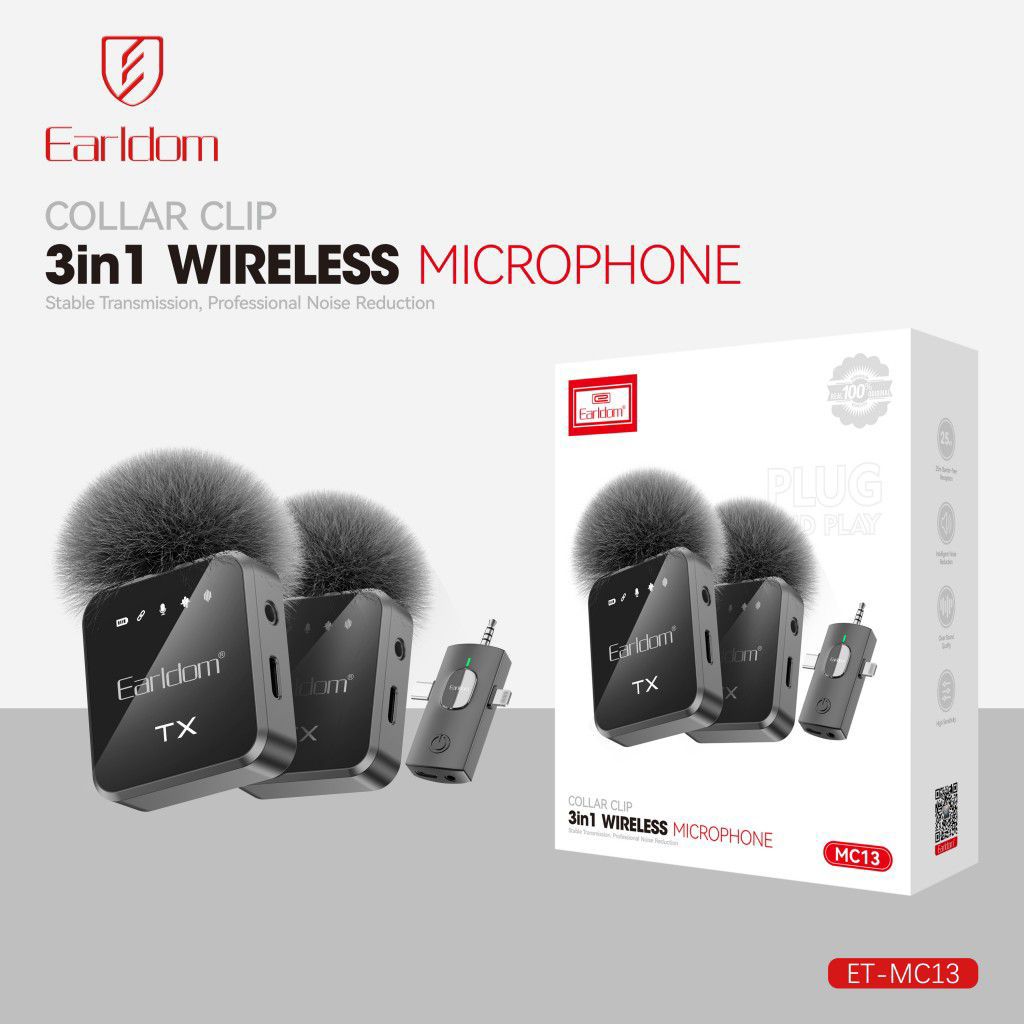 3 in 1 Multi-Functional Wireless Microphone